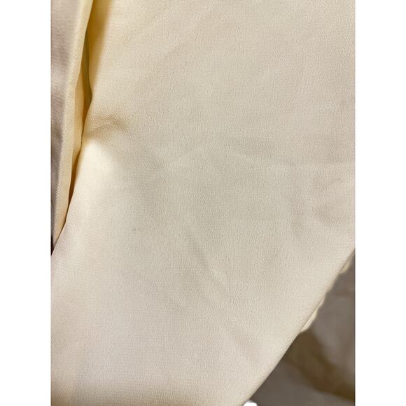 Vintage Pendelton Cream Mock Neck Button Blouse Size 10 - Picture 8 of 11